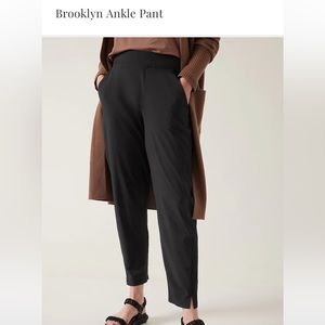 Athleta Brooklyn Ankle Pant size 8 - Black